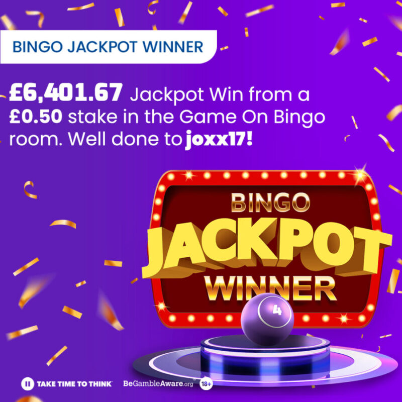 Bingo jackpot winner Feb 2024