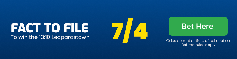 Fact To File to win the 13.10 Leopardstown at 7/4