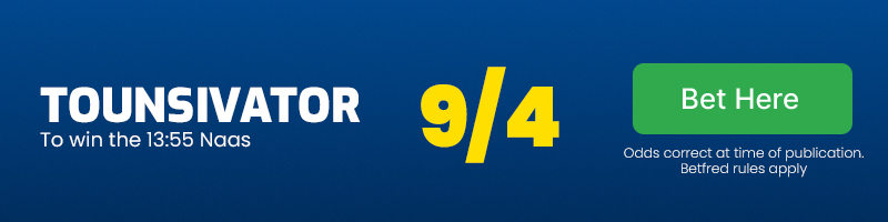 Tounsivator to win the 13.55 Naas at 9-4