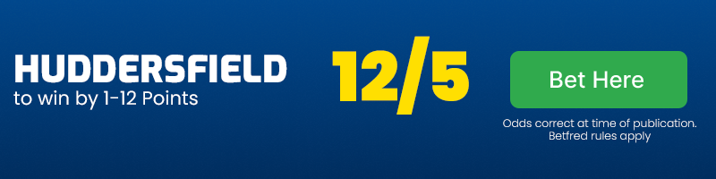 Huddersfield to win by 1-12 points at 12-5