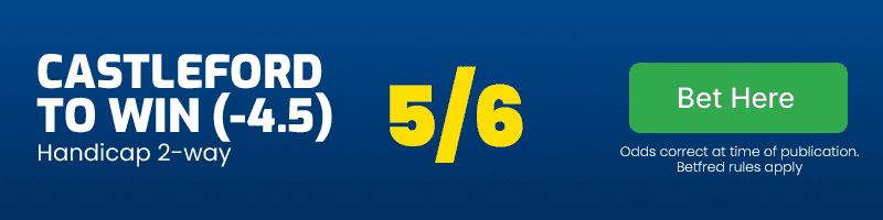 Castleford to win -4.5 @ 5/6