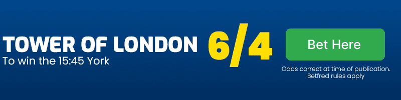 Tower of London to win 15.45 York at 6-4